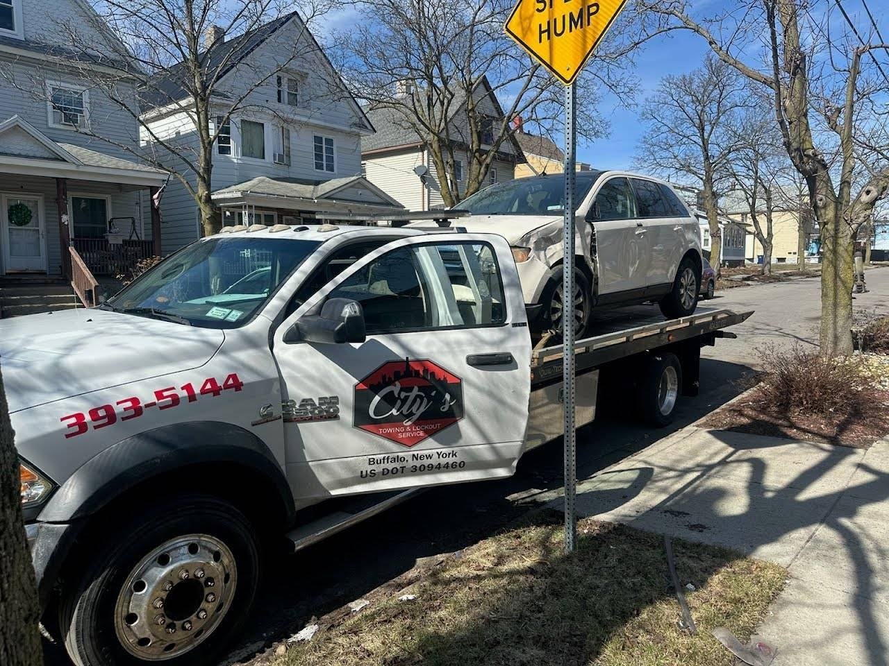 Residential roadside towing Buffalo